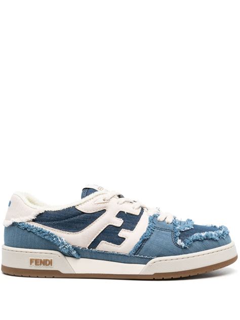 sneakers fendi homme|Fendi denim sneakers.